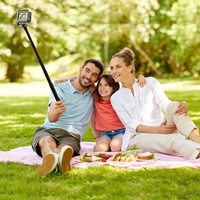 110cm Metal Selfie Stick Monopod for Insta360 one Rs X2 X3 X4 thumbnail