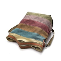 Multi Layer Canvas Crossbody Bag For Women Simple Design thumbnail