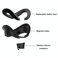Blackout Sweat Face Cover with Magnetic Closure - Pico 4 Sponge Leather thumbnail