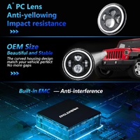 7 Inch Car Colorful Round Angel Eye Headlight thumbnail