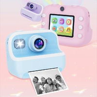 Blue Children'S Thermal Camera With Dual-Camera 1080P Hd 2400W Pixel 2.4-Inch Display - Purple+32Gb thumbnail