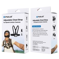 Universal Body Mount Belt for Action Cameras with j Hook and Long Screw thumbnail