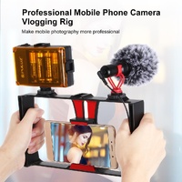 Smartphone Video Rig For Vlogging And Filmmaking - Blue thumbnail