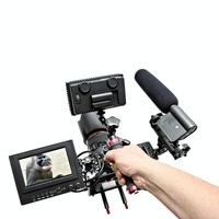Camera Cage Handle Kit For Slr Camera - Black & Red thumbnail