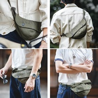 Retro Outdoor Cap Deck Bag Multi Functional & Stylish Letter Print Design thumbnail