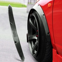 4 Pcs Car Universal Fender Flares Wheel Eyebrow Black Not Painted Wheel Eyebrow thumbnail