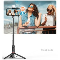 Rotatable Bluetooth Selfie Stick with Fill Light and Remote Control thumbnail