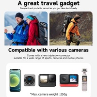 360 Degree Backpack Clip Mount for Action Camera - Rotating thumbnail