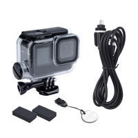 Waterproof Housing Case for Gopro Hero10 / 9 with Buckle Mount and Charging Compatibility thumbnail