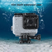 Waterproof Touch Back Cover for Gopro Hero7 - White / Silver thumbnail