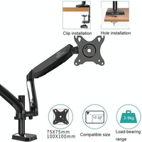 Double Screen Desktop Monitor Bracket - Air Pressure Lift thumbnail