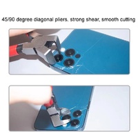 90 Degree Right Angle Diagonal Pliers - Compact & Versatile thumbnail