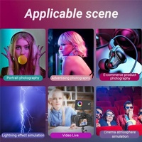 12 Effects Rgb Pocket Fill Light with 0.96 Tft Screen for M1se Photography thumbnail