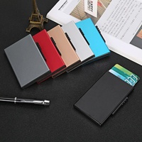 Aluminum Rfid Blocking Credit Card Holder - Red thumbnail