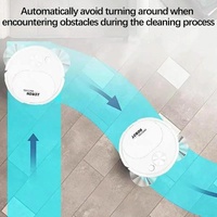 Smart Usb Charging Robot Vacuum for Family Cleaning - Yellow thumbnail