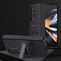 Anti-fall King Kong Phone Case for Samsung Galaxy z Fold 4 - Black thumbnail