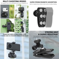 360 Degree Swivel Backpack Clip for Magnetic Action Camera Mount thumbnail