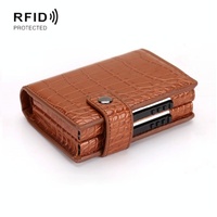 Secure Dual Card Wallet with Rfid Blocking - Mad Horse Black thumbnail