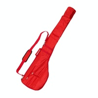Portable Nylon Golf Bag - Lightweight and Durable - Red thumbnail