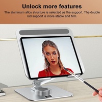 Lenovo Thinkplus Desktop Laptop Holder - Silver thumbnail