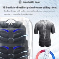 Large-capacity Business Laptop Backpack with Usb & Type-c Port - First-layer Cowhide Black thumbnail