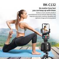 Smart 360 Degree Live Video Recording Desktop Stabilizer - White thumbnail
