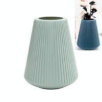 Decorative Wet and Dry Flower Vases for Creative Home Furnishings - Blue thumbnail