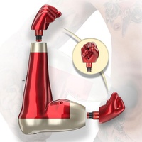 Arm Shape Usb Massage Gun For Muscle Relaxation - Red thumbnail