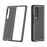 Frosted Skin Case for Samsung Galaxy z Fold 4 - Slim & Stylish - Black Color Bar thumbnail