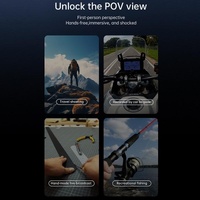 Versatile Magnetic Neck Holder for Phones and Action Cameras - Black thumbnail