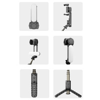 Handheld Stabilizer with Removable Fill Light and App - Black thumbnail