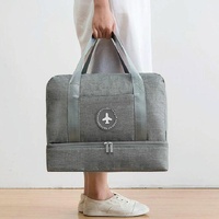 Travel-ready Waterproof Beach Bag with Double Layer Design - Tiffany Blue thumbnail