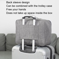 Large Capacity Cationic Trolley Suitcase for Trip Storage - Black thumbnail