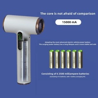 Rechargeable Hair Dryer 3 Speeds Adjustable White thumbnail