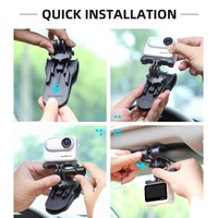 360 Degree Rotating Sun Visor Camera Mount for Vlogging thumbnail