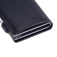 Crazy Horse Rfid Blocking Card Holder - Pu Leather thumbnail