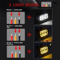 5.5 Inch Elliptical Hybrid Luminous Seagull Angel Eye Car Work Light thumbnail