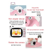 Smart Digital Kids Camera - Photo & Video - no Memory Card - Pink + White thumbnail