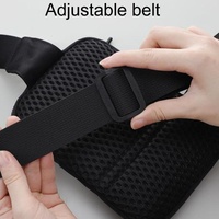 Crossbody Chest Pack For Outdoor Sports Unisex Cell Phone Bag - Black thumbnail