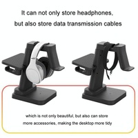 Universal Vr Headset Handle Bracket - Compatible with Pico4 Meta Quest Rift s Htc - Black thumbnail