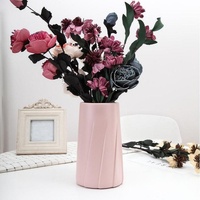 Creative Plastic Vase for Modern Decor - Simple Design - Blue thumbnail