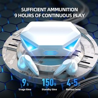 True Stereo Touch Gaming Bluetooth Earphones - G20 Tws 5.2 - Black thumbnail