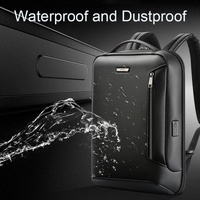 Waterproof Laptop Backpack with Usb Port - Large Capacity Lightweight Black thumbnail