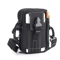 Versatile Messenger Bag With Shoulder Strap - Black thumbnail