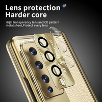 Shockproof Magnetic Litchi Pattern Phone Case for Samsung Galaxy z Fold 4 - Black thumbnail