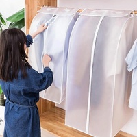 Waterproof Hanging Storage Bag for Dustproof Organization - White thumbnail