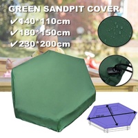 Hexagonal Bunker Toy Cover - 180x150cm - Uv Dust and Waterproof - Green thumbnail