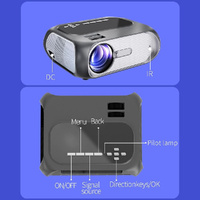 Portable Home Theater Projector - 200 Ansi Lumens - 1080P Hd - Basic Version thumbnail