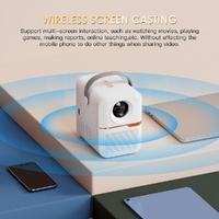 Portable Wifi Projector With Android 10 Os And Hd Display - White thumbnail