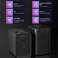 Portable Hd Wifi Projector For Android Devices - Black thumbnail